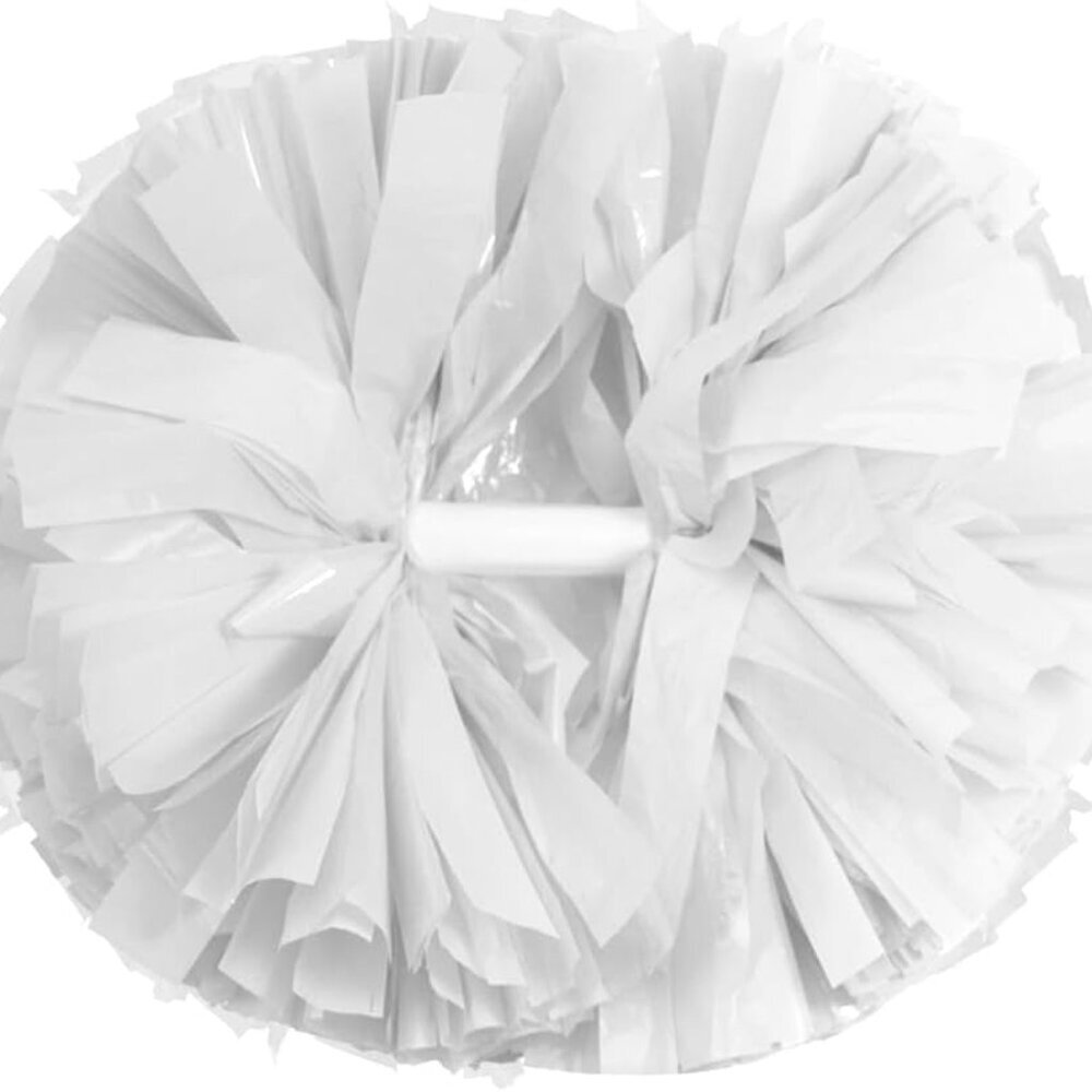 2/6/12PCS Cheerleading Pom Poms with Baton Handle for Team Spirit Sports Dance C